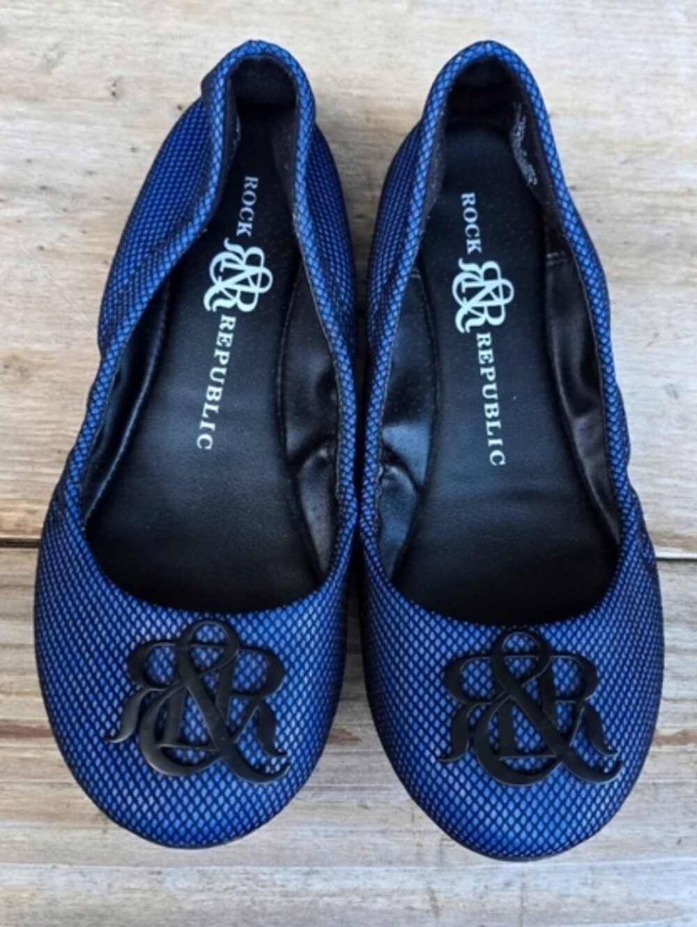 Rock & Republic Lenny Y2K Preppy Minimalist Ballet Flats 6M